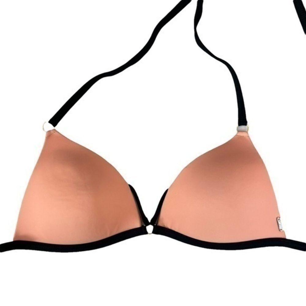 Pink swimsuit topย peachโcolorโmoldedโcupsโsizeโS